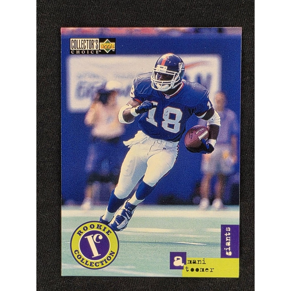 1996 Upper Deck Collector's‎ Choice Amani Toomer Rookie Card Giants